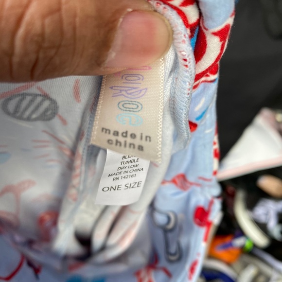 Lularoe Leggings Gray Red Fire Works Size One - Picture 12 of 13